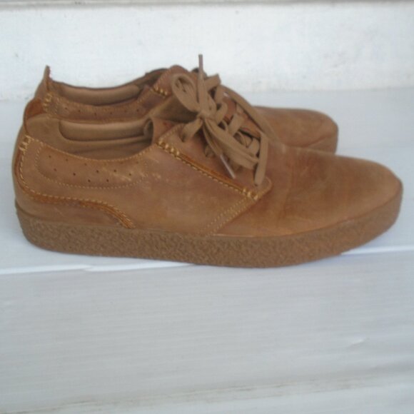 Clarks Men\'s Streethillace Oxford Leather Low Size 11.5 Tan